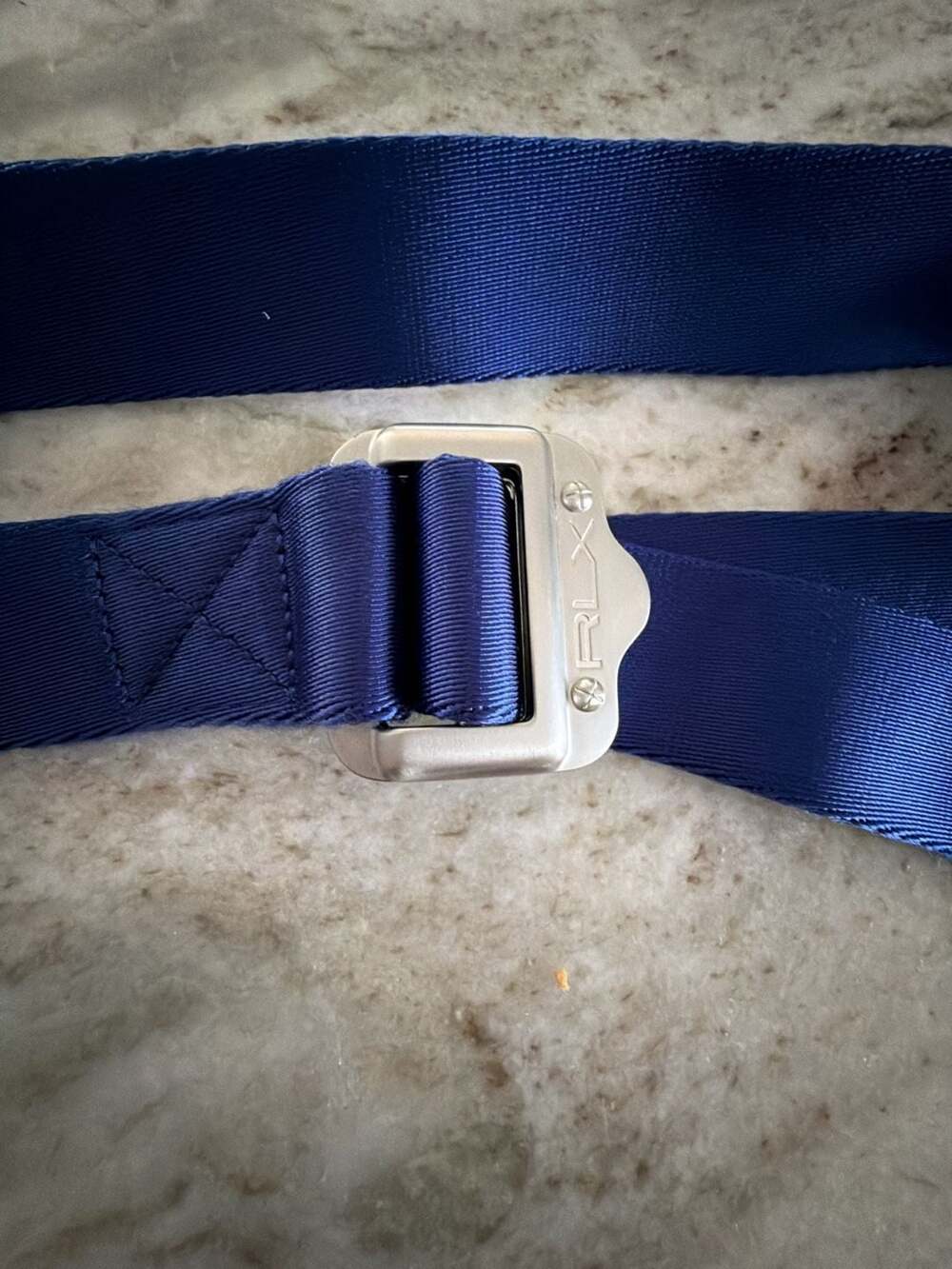 RLX Ralph Lauren Web Nylon Belt Blue Royal
